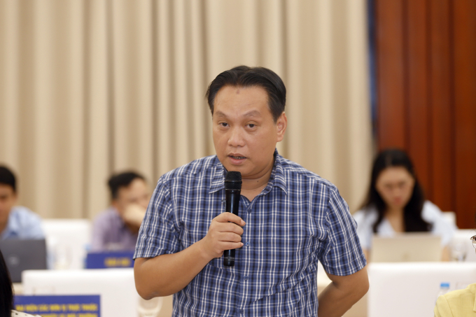 Ông Nguyễn Hưng Thịnh nói tại hội thảo. Ảnh: K.T