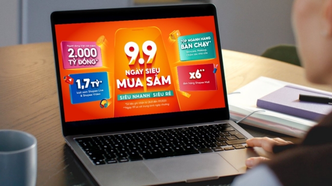 Các con số nổi bật tại sự kiện 9/9 ngày siêu mua sắm trên Shopee. Ảnh: Shopee