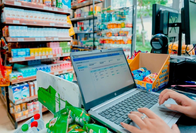 Phần mềm kế toán miễn phí của KiotViet hỗ trợ hộ kinh doanh lập sổ sách, kê khai thuế. Ảnh: KiotViet