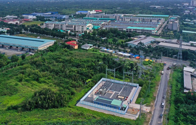 Các công trình lưới điện của tổng công ty. Ảnh: EVNSPC