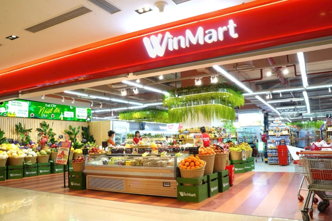 Các sản phẩm tại siêu thị Winmart. Ảnh: Masan