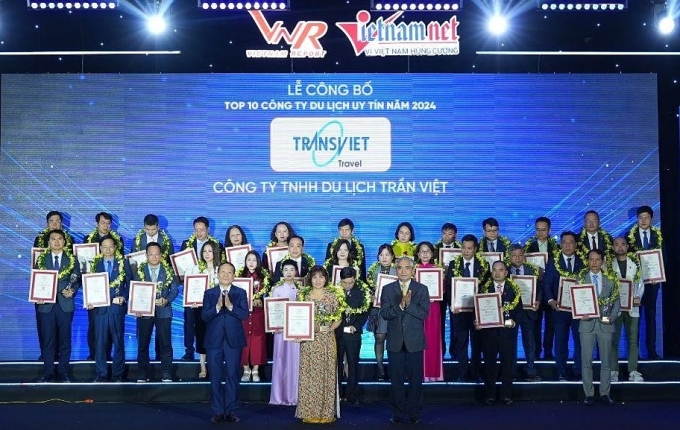 TransViet được vinh danh Top 10 Công ty Lữ hành uy tín Việt Nam năm???. Ảnh: TransViet