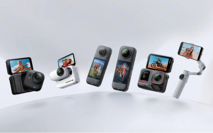 Các dòng camera của Insta360. Ảnh: Insta360