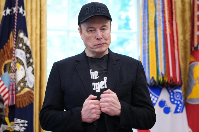Elon Musk dự cuộc họp báo với Tổng thống Donald Trump tại Nhà Trắng hôm 30/5. Ảnh: AFP