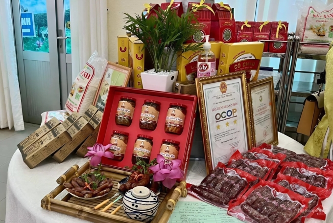 Sản phẩm OCOP tại Tây Ninh. Ảnh: Cổng thông tin tỉnh.