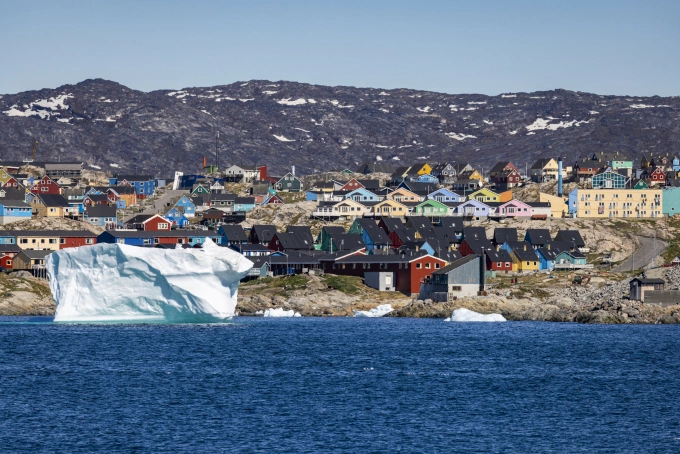 Khu vực vịnh Disko, Ilulissat, phía tây Greenland tháng 6/2022. Ảnh: AFP
