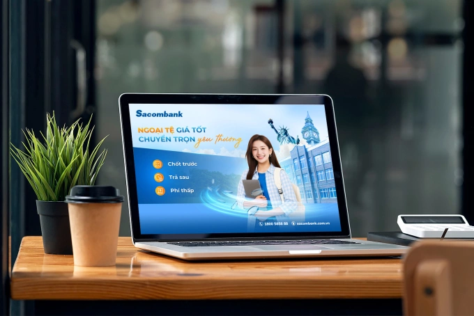 Giải pháp của nhà băng giúp khách hàng chủ động nắm bắt tỷ giá. Ảnh: Sacombank