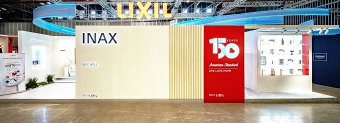 Triển lãm Lixil tại VIBE 2025 hội tụ 3 thương hiệu của tập đoàn. Ảnh: Lixil Việt Nam