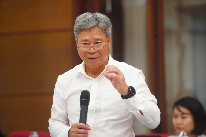 Ông Phạm Quang Hiếu, Phó trưởng ban Kỹ thuật công nghệ Môi trường của ACV, tại sự kiện. Ảnh: Tiền phong