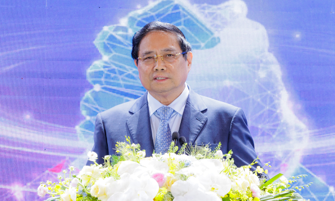 Thủ tướng Phạm Minh Chính tại sự kiện. Ảnh: Ban IV