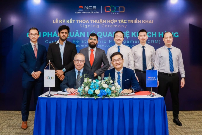 NCB liên tục hợp tác với các đối tác công nghệ hàng đầu thế giới và khu vực nhằm đẩy mạnh chuyển đổi số. Ảnh: NCB