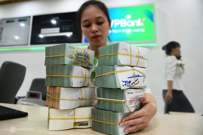 Phòng giao dịch tại VPBank - nhà băng tiếp quản ngân hàng 0 đồng GPBank từ đầu 2025. Ảnh: Thanh Tùng