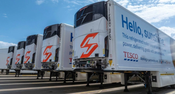 Sunswap, công ty công nghệ có trụ sở tại Anh, tiên phong phát triển hệ thống làm lạnh điện cho xe vận tải.. Ảnh: Sunswap