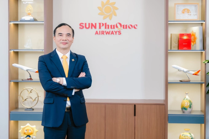 Ông Nguyễn Mạnh Quân, Tổng giám đốc Sun PhuQuoc Airways. Ảnh: NVCC