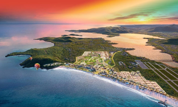 Đô thị biển CaraWorld tại Cam Ranh là dự án nổi bật của KN Holdings. Ảnh: KN Holdings