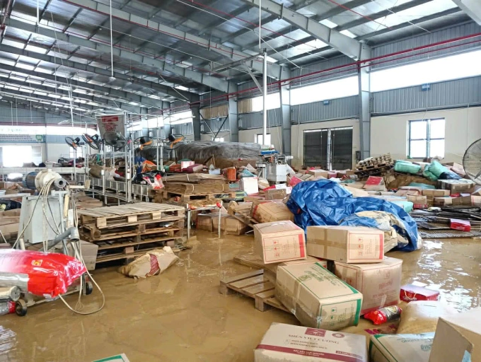 Kho xưởng của hợp tác xã miến Việt Cường ở xã Đồng Hỷ, Thái Nguyên, ngày 25/10. Ảnh: Hợp tác xã Việt Cường