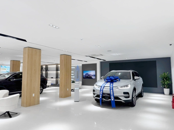 BYD HTA Hoàn Kiếm đặt tại số 32 Nguyễn Công Trứ, Hà Nội. Ảnh: BYD HTA Hoàn Kiếm