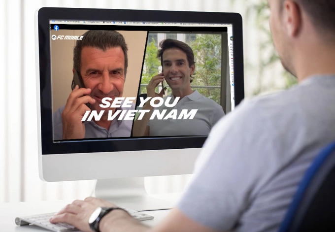 Figo, Kaká sẽ đến Việt Nam đầu tháng 11. Ảnh: FC Mobile