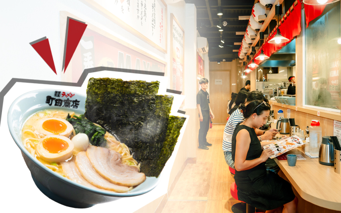 Machida Shoten đưa phong cách mì ramen Iekei đặc trưng của Yokohama, Nhật Bản, đến Việt Nam. Ảnh: Machida Shoten