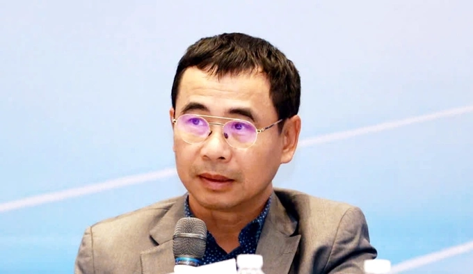 Ông Tô Hải tại phiên họp đại hội đồng cổ đông thường niên năm 2025. Ảnh: Vietcap