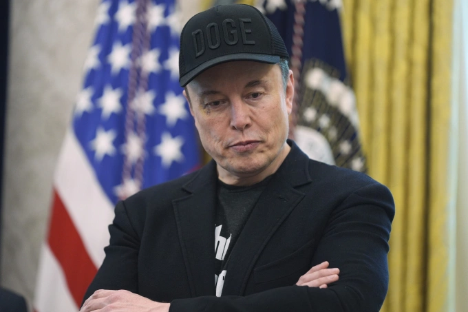 Tỷ phú Elon Musk tại Phòng Bầu dục ở Nhà Trắng ngày 30/5. Ảnh: AP