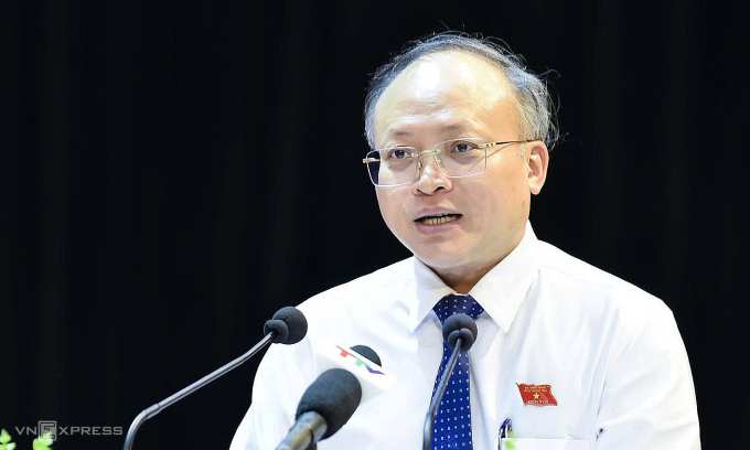 Tân Giám đốc Sở Công thương Thanh Hoá Lê Trọng Thụ. Ảnh: Lê Hoàng