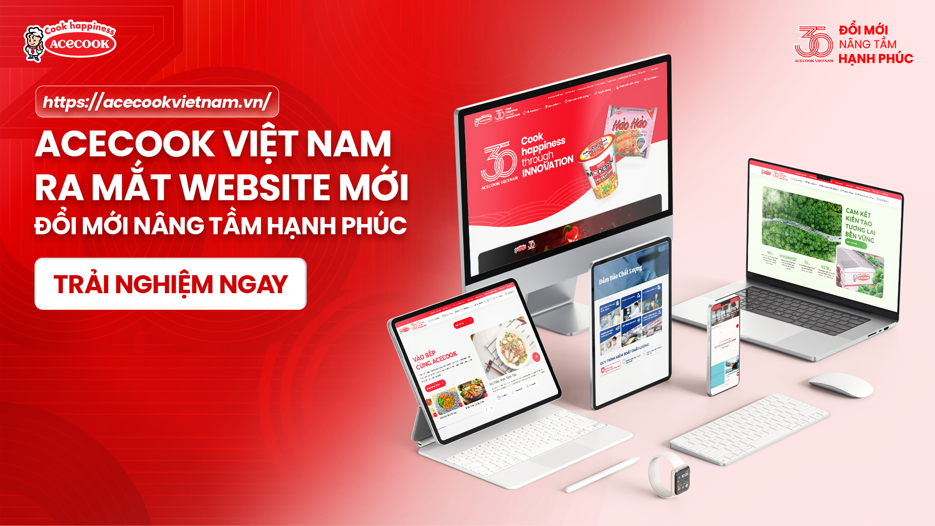 Acecook Việt Nam ra mắt website mới - 2