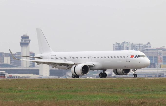 Máy bay thứ 5 của Sun PhuQuoc Airways đã về đến sân bay Phú Quốc. Ảnh: Phương Linh