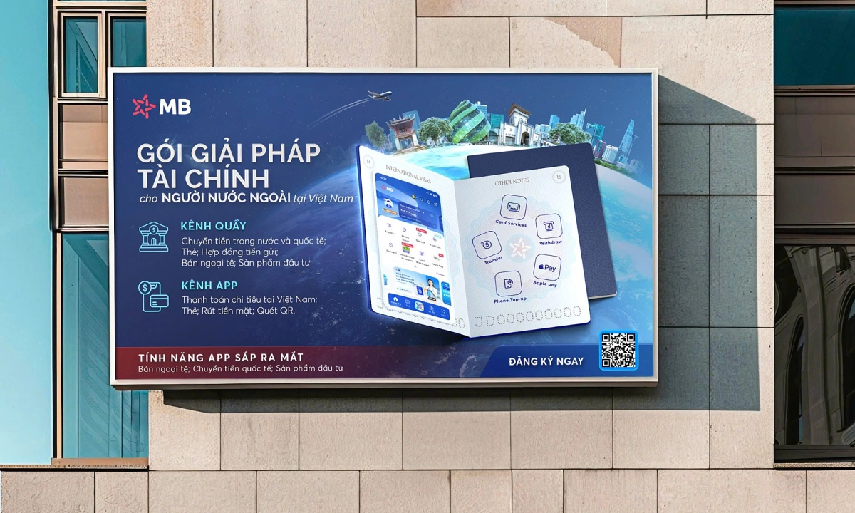 MB cung cấp gói giải pháp tài chính cho người nước ngoài tại Việt Nam