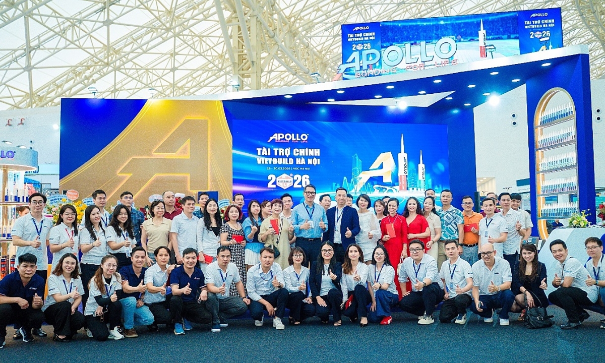 Apollo là nhà tài trợ chính tại Vietbuild Hà Nội 2026
