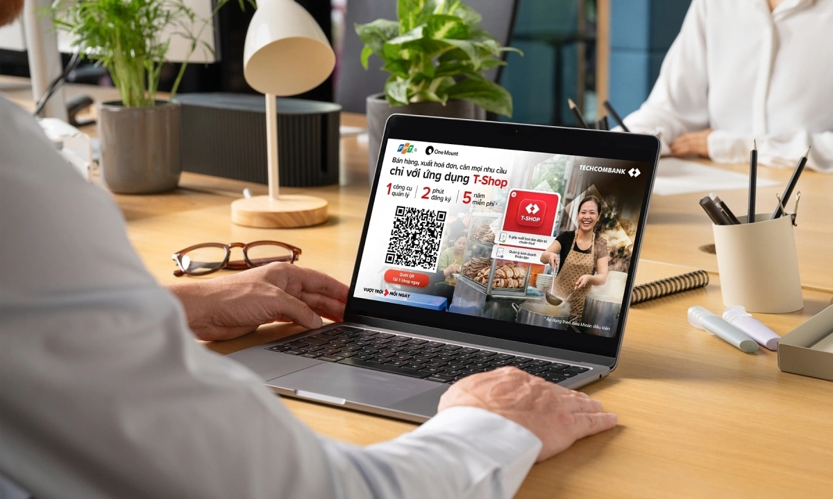 Techcombank ra mắt ứng dụng quản lý bán hàng T-Shop