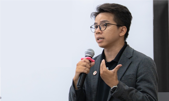 Ông Lưu Tất Trung, Giám đốc công nghệ 7-Eleven Việt Nam. Ảnh: Ngọc Diễm