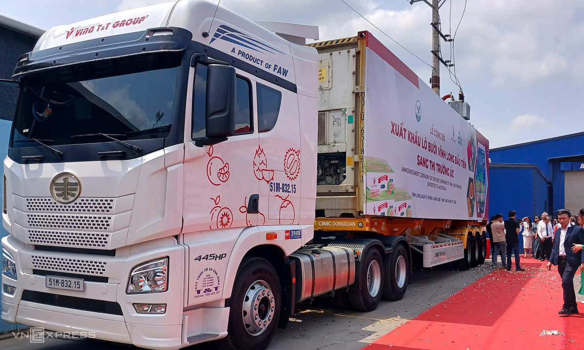 Lô bưởi da xanh đầu tiên xuất chính ngạch sang Australia