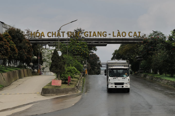 Công ty cổ phần Tập đoàn Hóa chất Đức Giang được đặt tại khu công nghiệp Tằng Loỏng (Lào Cai), tháng 3/2026. Ảnh: Ngọc Thành