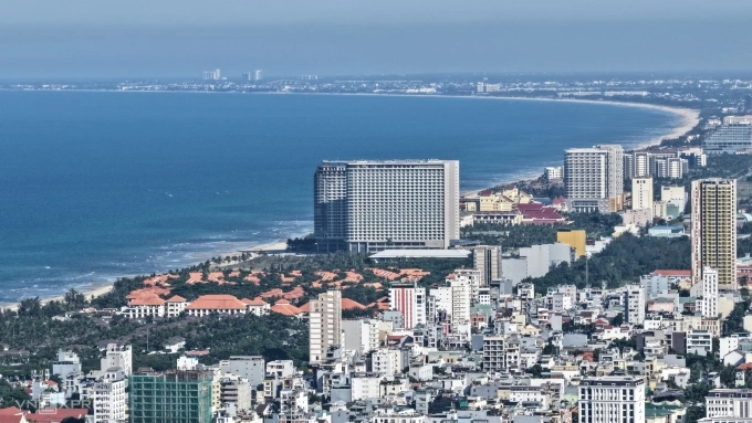 Một góc TP Đà Nẵng nhìn từ trên cao, tháng 8/2025. Ảnh: Nguyễn Đông