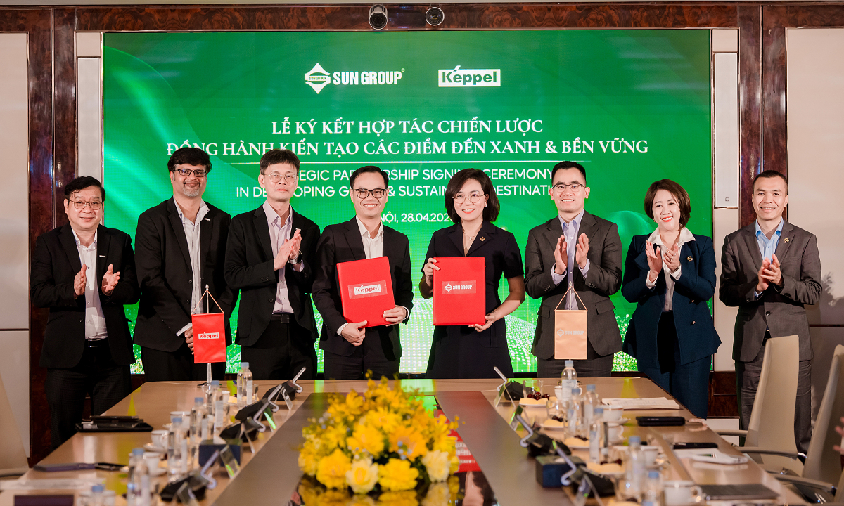 Sun Group hợp tác Keppel "xanh hóa" các điểm du lịch