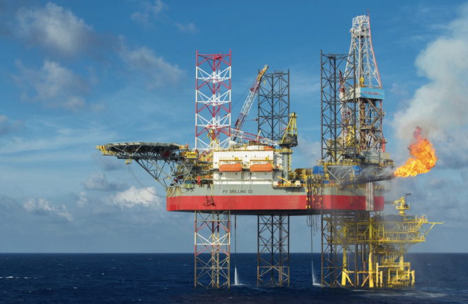 Một giàn khoan biển tự nâng PV Drilling III. Ảnh: PVD