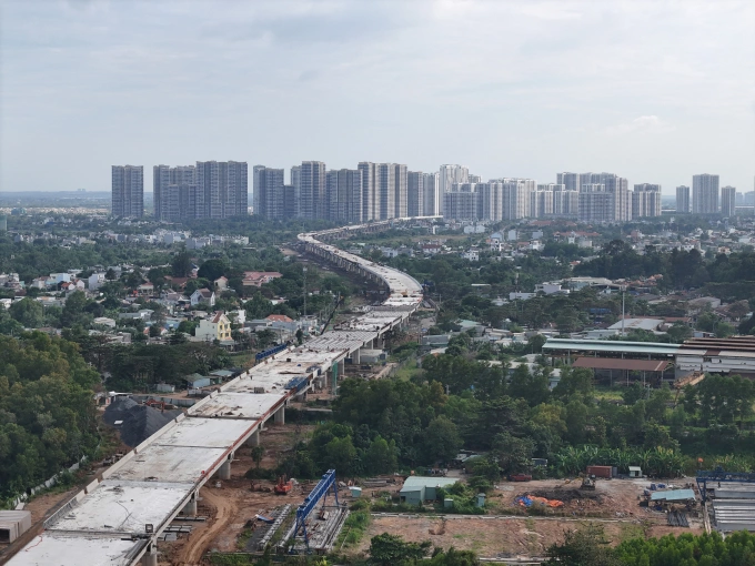 Bất động sản tại khu phía Đông, TP HCM. Ảnh: Quỳnh Trần