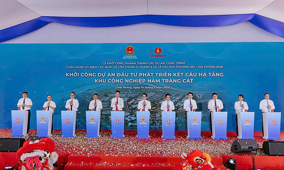 Vinhomes khởi công dự án khu công nghiệp Nam Tràng Cát