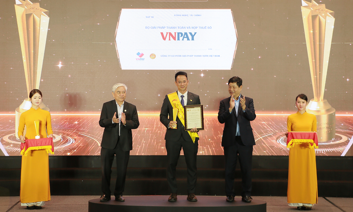 Giải pháp thanh toán và nộp thuế số của VNPAY vào top 10 Sao Khuê 2026