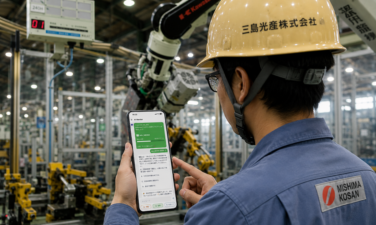 Mishima Kosan giải bài toán đào tạo nhân sự đa quốc gia với AI