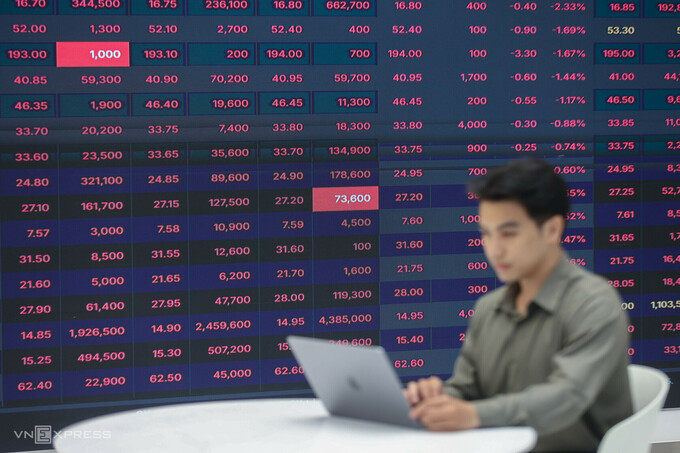 VN-Index sụt giảm gần 40 điểm, thủng ngưỡng tâm lý 1.800 điểm trong phiên sáng đầu tuần