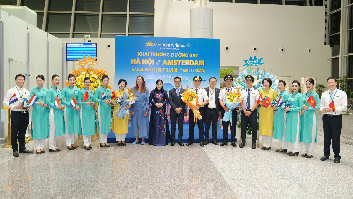 Vietnam Airlines mở đường bay thẳng đến Hà Lan
