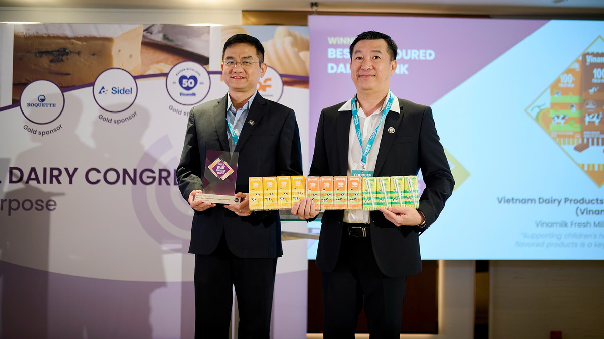 Vinamilk lập kỷ lục giải thưởng tại hội nghị sữa toàn cầu 2026