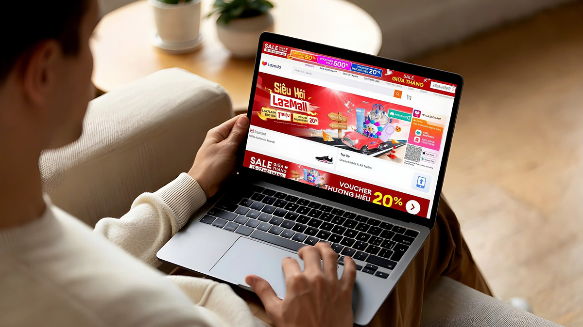 Giá trị giao dịch trên Lazada tăng 4 lần dịp ưu đãi 6/6