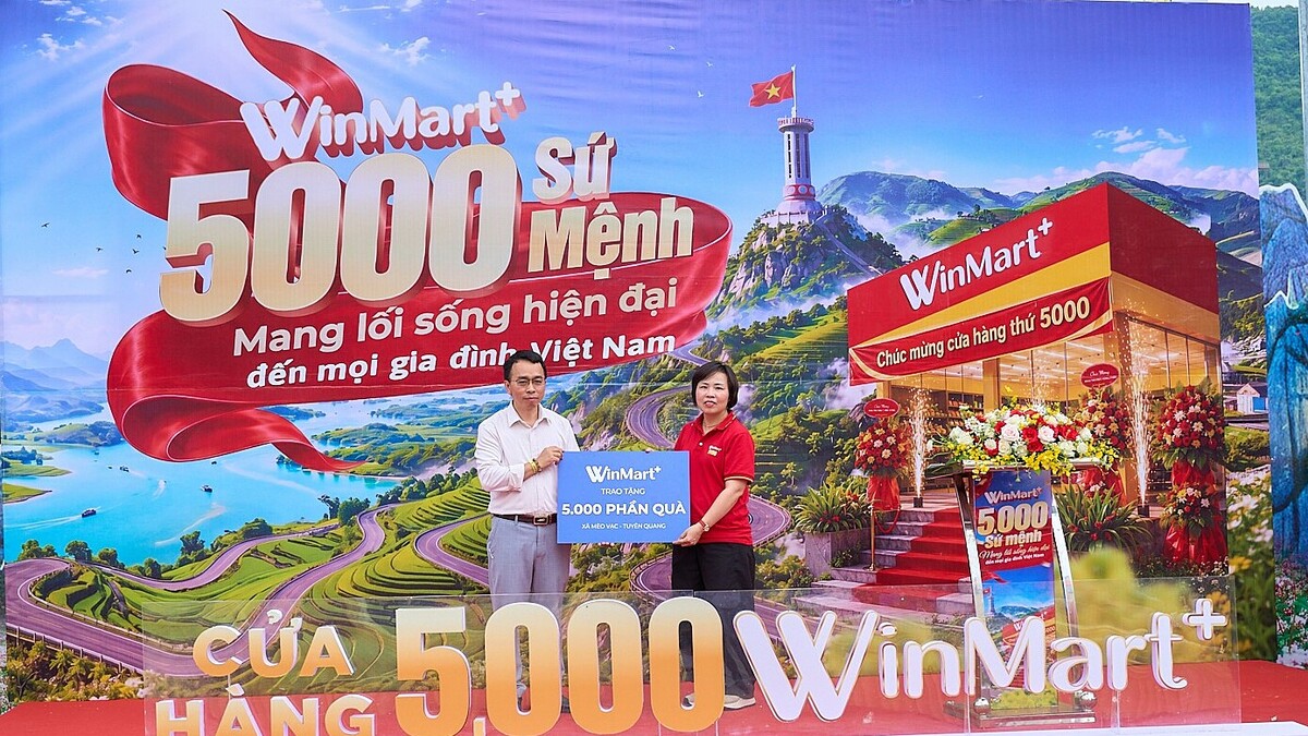 WinMart+ mở cửa hàng thứ 5.000