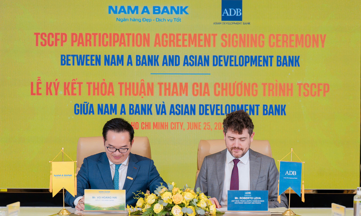 Nam A Bank hợp tác ADB thúc đẩy tài trợ thương mại
