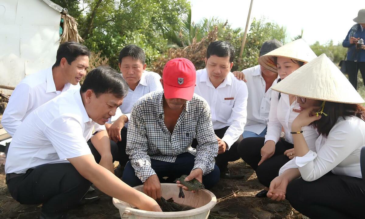 Agribank hỗ trợ nông dân miền Tây thích ứng hạn, mặn