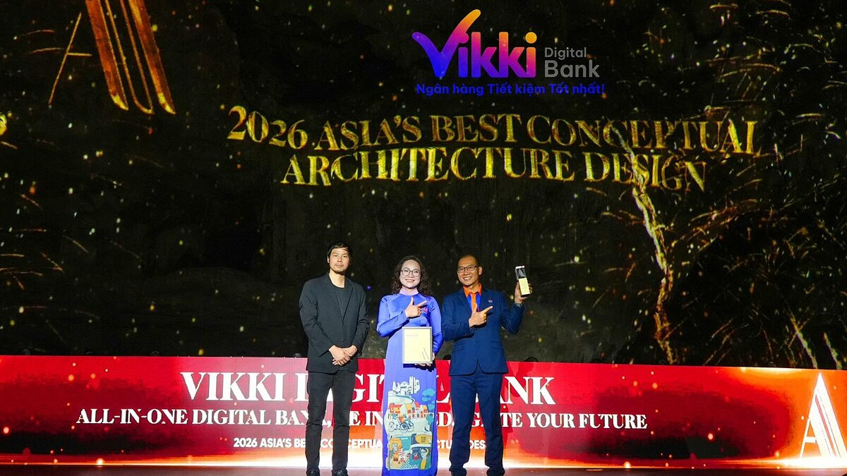 Vikki nhận giải thưởng thiết kế xuất sắc nhất châu Á