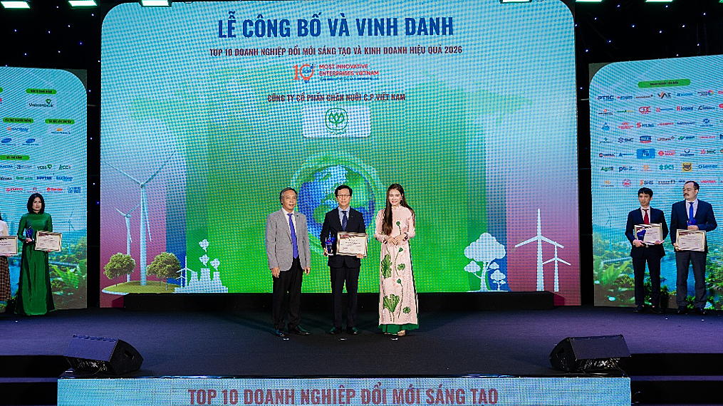 C.P. Việt Nam vào top 5 "đổi mới sáng tạo và kinh doanh hiệu quả"